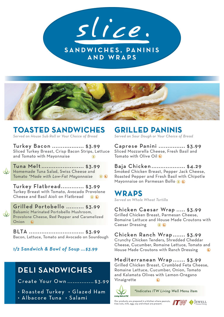 Slice menu